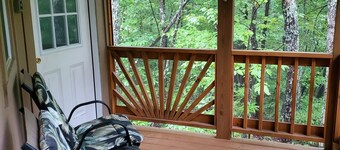 Pet friendly cottage on 17 acre Lake front property with dock and kayak access