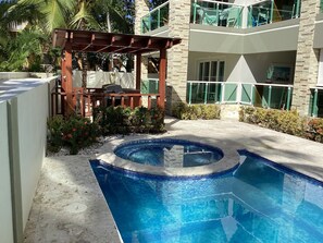 Pool - Luxury 5th FL Penthouse Hill Top Condos, Playa Alicia Beachfront Exquisite Views (Sosúa)