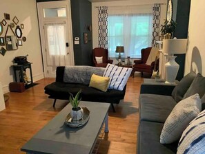 Smart TV, table football, books