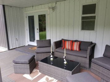 Private patio