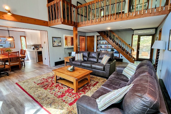 Living Room with new couches