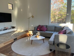 Smart-TV, peis, bøker og printere