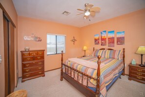 2 bedrooms, iron/ironing board, free WiFi, bed sheets