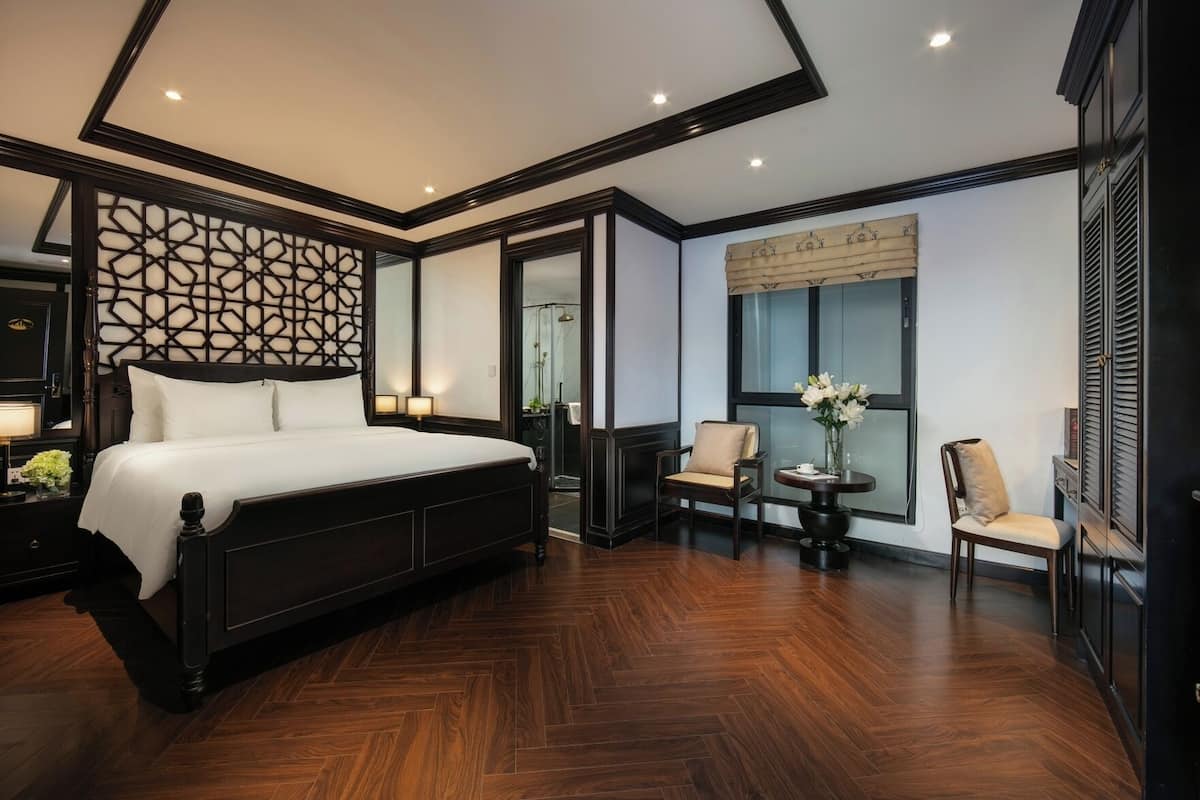 Ropa de cama de alta calidad y minibar
