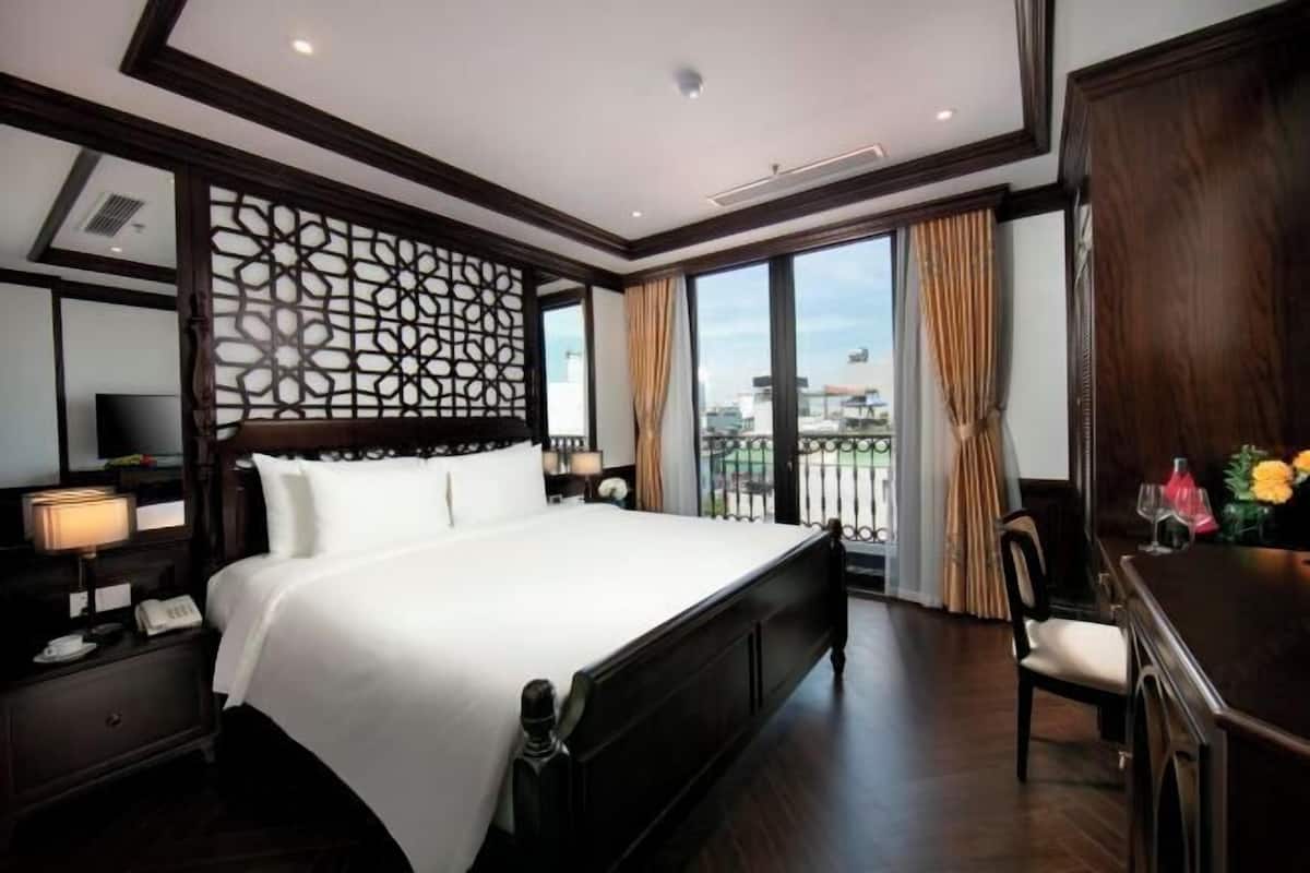 1 slaapkamer, luxe beddengoed, een minibar, een kluis op de kamer