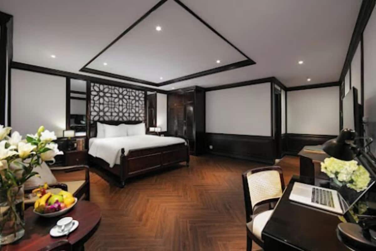 1 slaapkamer, luxe beddengoed, een minibar, een kluis op de kamer