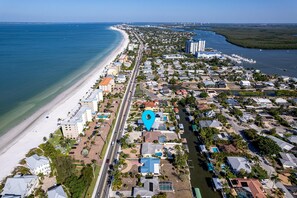 House, 3 Bedrooms | Exterior - 5147 Estero Blvd Gone Coastal by Coastal Vacation Properties (Fort Myers Beach)