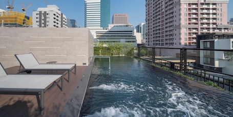 室外游泳池,07:00 至 20:00 开放,池畔遮阳伞,日光浴躺椅