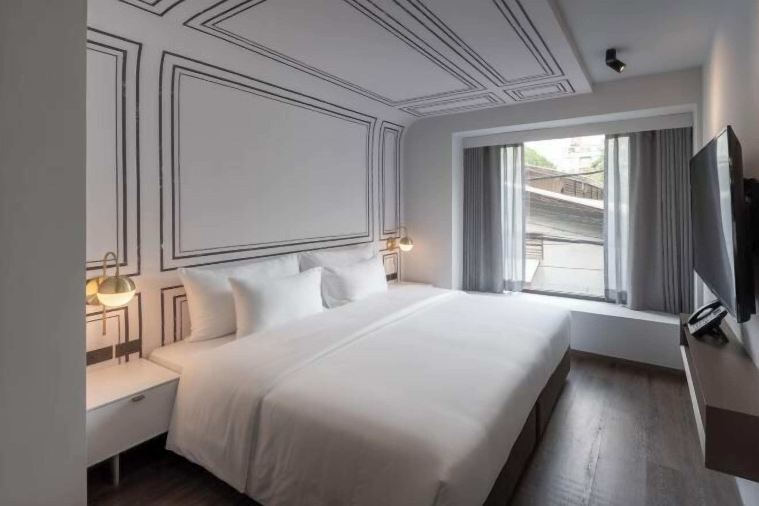 Biancheria da letto di alta qualità, una cassaforte in camera