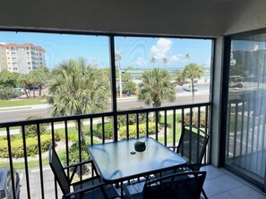 Condo, 2 Bedrooms | Balcony - Estero Cove # 523 - 6895 Estero Blvd by Coastal Vacation Properties (Fort Myers Beach)