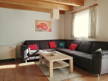 Ferienhaus Meineke-Wohnzimmer