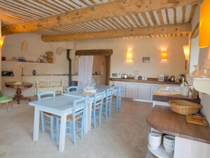 Dining - Characteristic country house with private pool (Montaulieu)