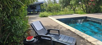 Spacious villa with private pool and hot tub