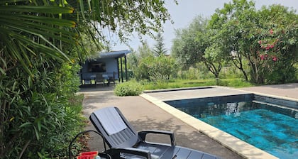 Spacious villa with private pool and hot tub