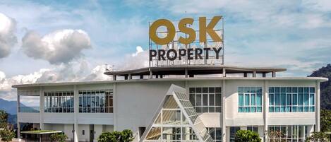 منظر من الجو على ارتفاع عالٍ