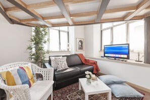 Apartment, Mehrere Betten | Wohnzimmer