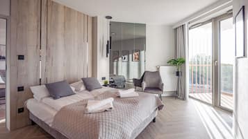 Apartament (A 607) | 1 svefnherbergi, sérhannaðar innréttingar, sérvalin húsgögn