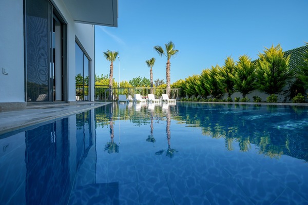 2 outdoor pools, open 10:00 AM to 10:00 PM, pool umbrellas, sun loungers