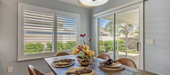 Everything! 3/2, FREE golf & 4-seat cart, Resident passes, pets.