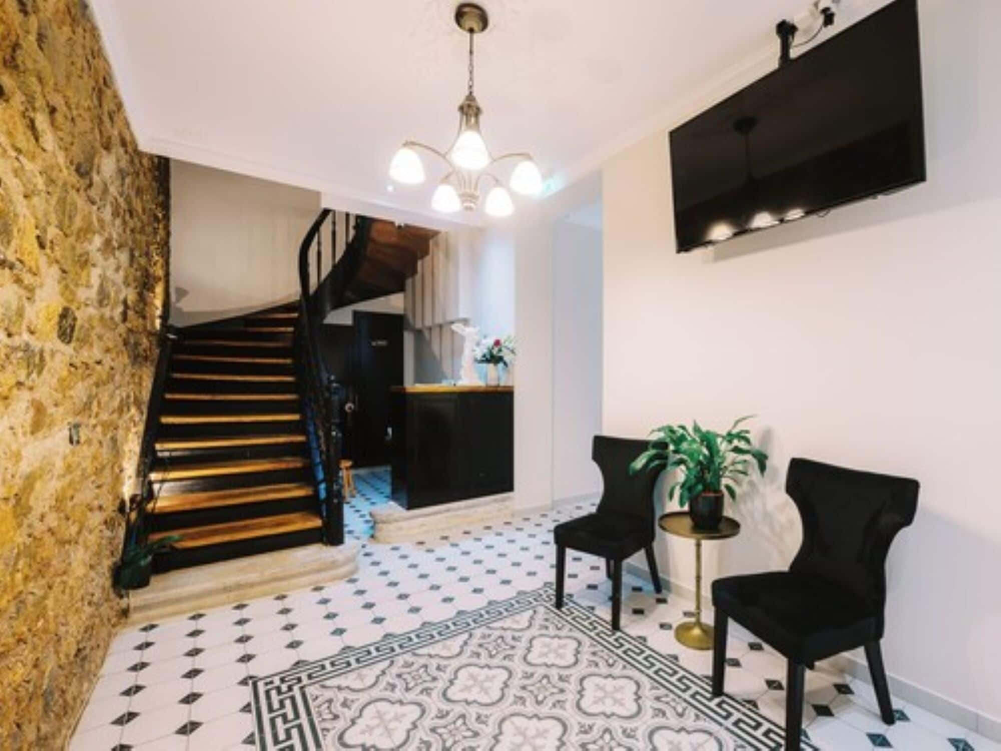 Mostrador para check-in y check-out