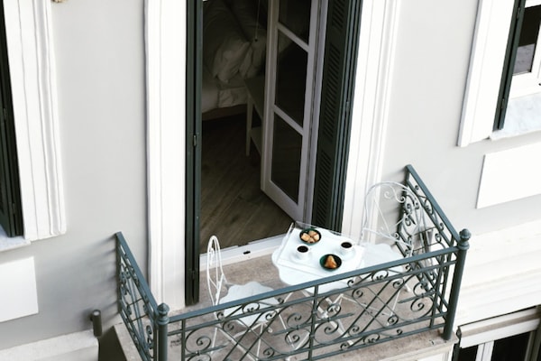 Framhlið gististaðar