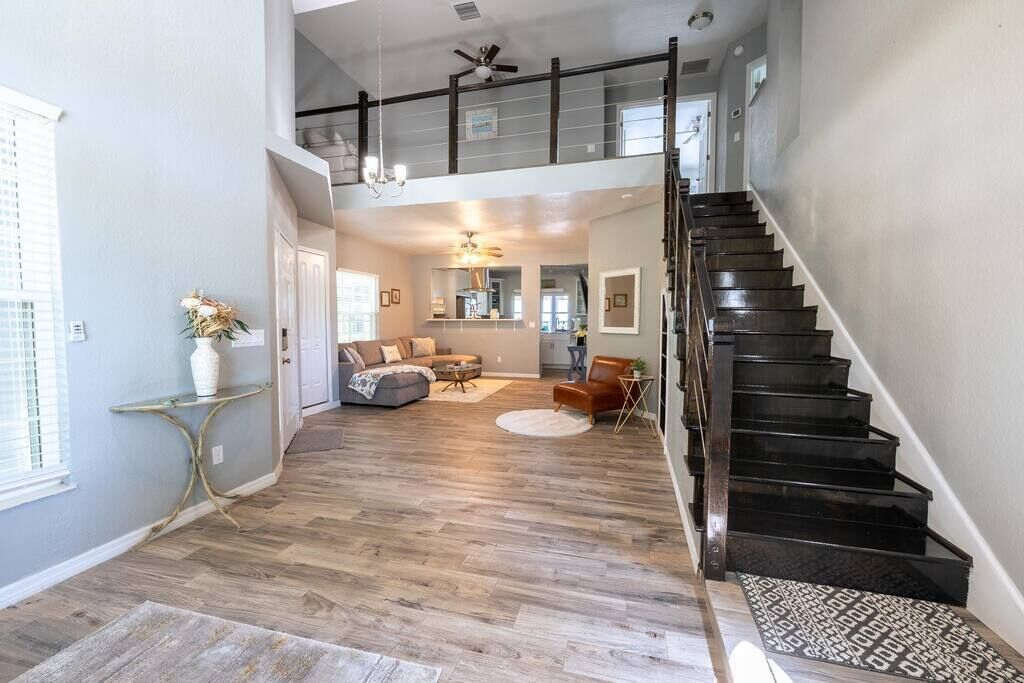 TV, fireplace, video games, DVD player