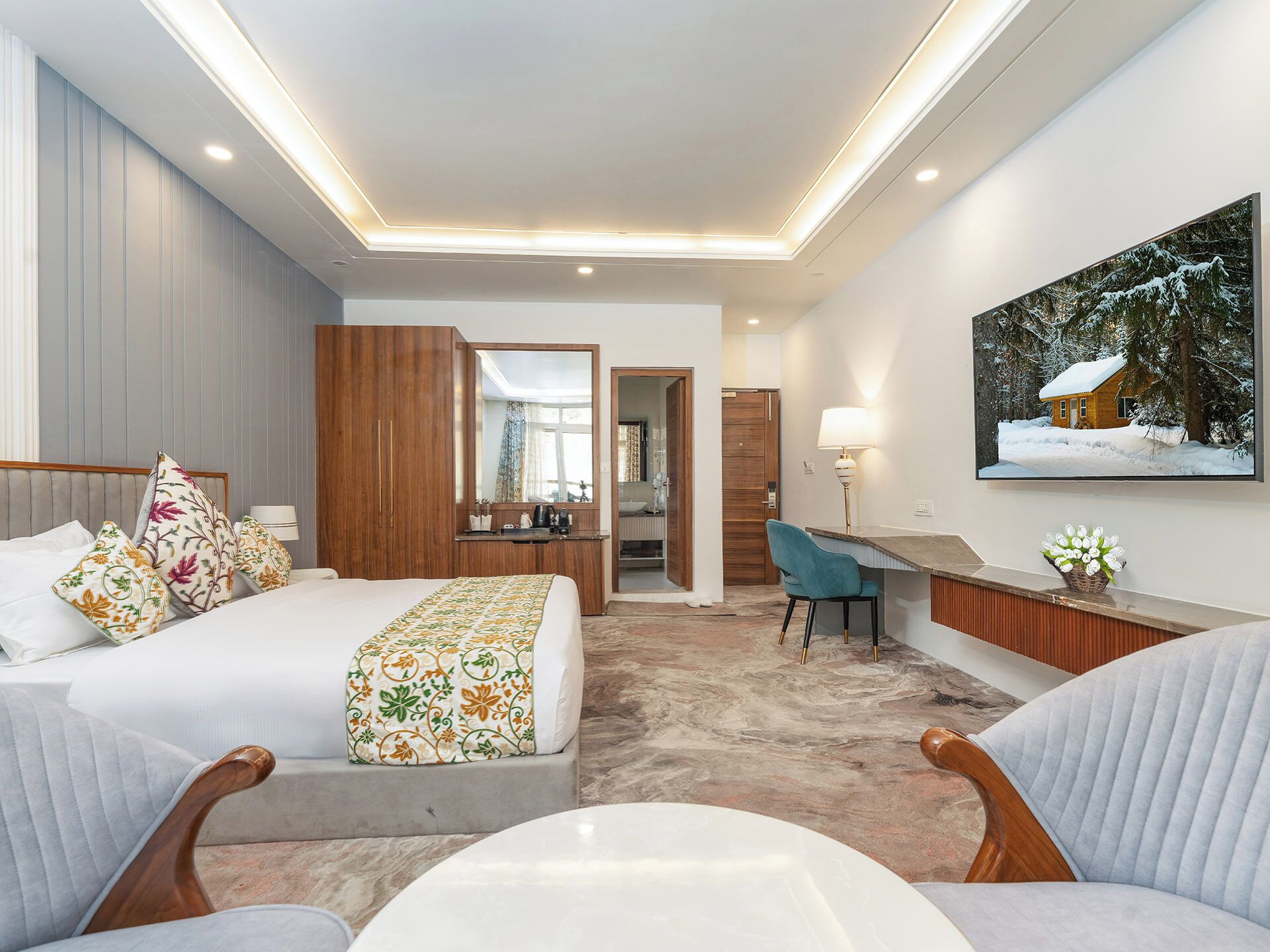 Premium Room | Ruang kerja komputer riba, Wi-fi percuma, cadar katil 