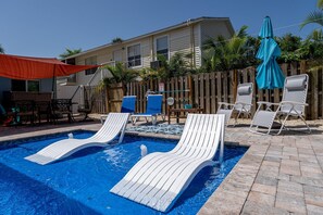 Pool - 155 Washington Ave - Blue Heron Hideaway by Coastal Vacation Properties (Fort Myers Beach)