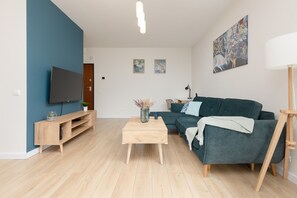 Living room - Chłodna Apartment European Square Warsaw (Warsaw)