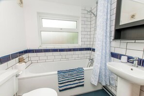 Free toiletries, hair dryer, towels