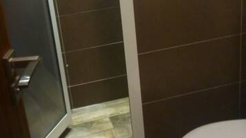 Shower, toilet paper