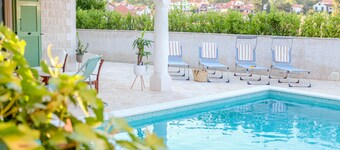 A new built Villa at the heart of Vrboska on the island of Hvar.