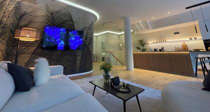 Luxuriöses Loft mit großer Sonnenterrasse und Sauna