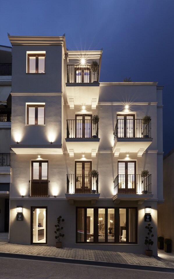 Majoituspaikan julkisivu