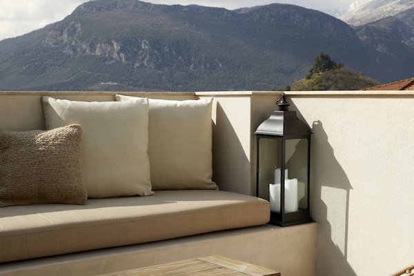 Panorama studio suite (Meteora View) | Uitzicht vanuit de kamer