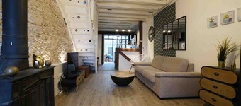 Maison Cosy au Bord de Loire - Vue Cathédrale