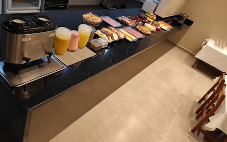 Free daily buffet breakfast. Liv Hotel