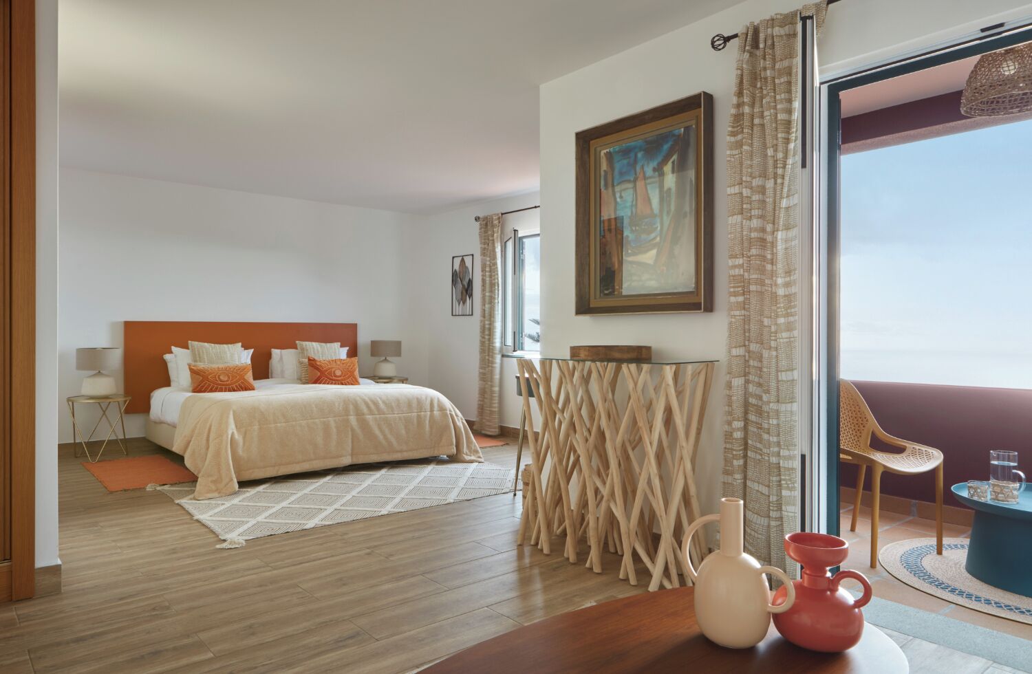 Suite Superior, balcone, vista oceano | Biancheria da letto ipoallergenica, una cassaforte in camera