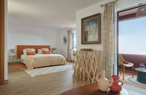 Superior Suite, Balcony, Ocean View | Hypo-allergenic bedding available, in-room safe, WiFi (free) - Yeotown Health Retreat  (Calheta)