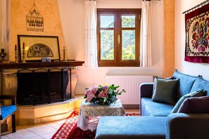 TV, offices - Stemnitsa Stone Residence - Comfy Mountain Getaway (Stemnitsa)