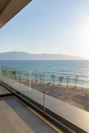 Family Room, Sea View | View from room - Esbjerg Hotel (Vlorë)