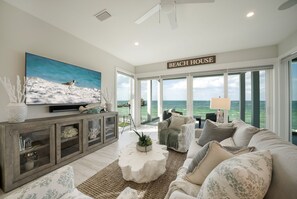 Smart TV, books, music library, video library