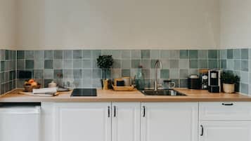 Suite Mewah | Dapur pribadi | Mesin espresso dan ketel listrik