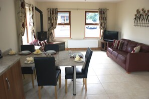 Cottage, 4 Bedrooms (Glendun) | Private kitchen | Fridge, microwave, electric kettle, highchair - Glendun Self Catering (Ballymena)