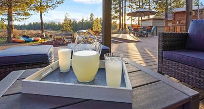 Riverfront Cabin w/ Trails, AC & Views