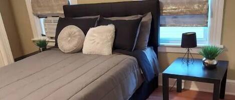 2 bedrooms, in-room safe, iron/ironing board, WiFi