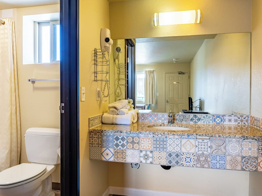 Free toiletries, hair dryer, towels, soap