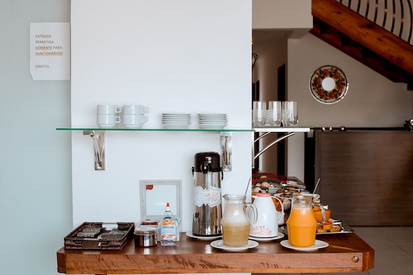 Free daily self-serve breakfast
