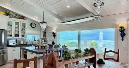 âąDirect Beachfront Home âą4BR 3.5BA âąSleeps 11 âą0.5 Mile Walk to Flagler Ave