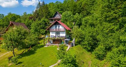 Ideal oasis for a vacation surrounded with forest